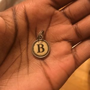 B letter pendant